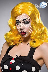 Pop Art Per�cke gelb