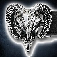 Rams Skull G�rtelschnalle