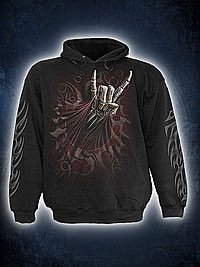 Rock Salute Kapuzensweat schwarz SPIRAL