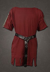 R�mische Tunika Baumwolle, bordeaux