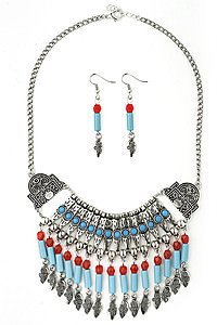 Schmuckset silber/t�rkis