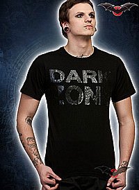 Schwarzes Shirt mit Aufdruck 