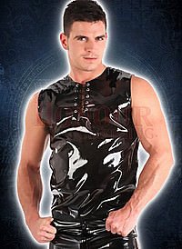 Sleeveless Eyelet T-Shirt Lack