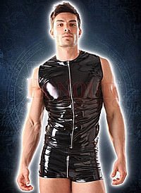 Sleeveless Zip Top Lack