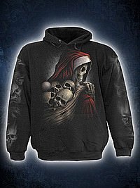 The Anti-Santa Kapuzensweat schwarz SPIRAL