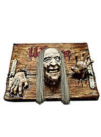 Welcome Pranger-Schild Halloween Dekoration