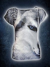 White Wolf AllOver Chiffon Top SPIRAL