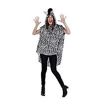 Zebra Kost�m Poncho