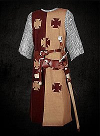 Zweifarbiger Wappenrock mit Tatzenkreuzen  