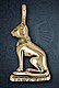 Agyptische Katze Anhänger, Bronze