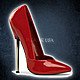 Devious DAGGER-03 Red Patent Leather