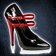 Devious DOMINA-442 Black-Red Patent Leather