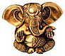 Ganesha, Messing, 13 cm 