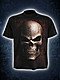 Goth Skull T-Shirt schwarz SPIRAL