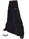 Gothic Männerrock mit langem Reißverschluss