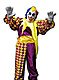 Jack der Joker Kostüm mit Latex Maske