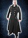 Long Officers  Goth Coat