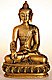 Medizin-Buddha, Messing, ca. 20 cm 