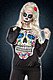 Mexican Skull Sweatshirt schwarz/bunt