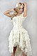 Ophelie Steampunk Korsett-Kleid Cream