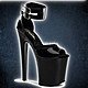Pleaser XTREME-875 Black Patent Leather