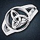 Ring Triquetra Silber