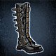 Steam-30 Black Steampunk Boot