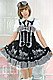Visual Kei Pony Lolita Dress Gothic Mini-Kleid
