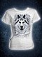 White Wolf Girlie Kapselarm Shirt SPIRAL