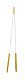 Wünschelrute mit Messing-Griff, 40 cm