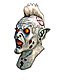 Zombiepunk Latex Maske